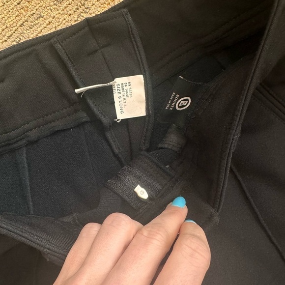 Bogner Women’s Ski Snow Pants black stirrup leggings EUC stretch pant outdoor - Picture 6 of 12